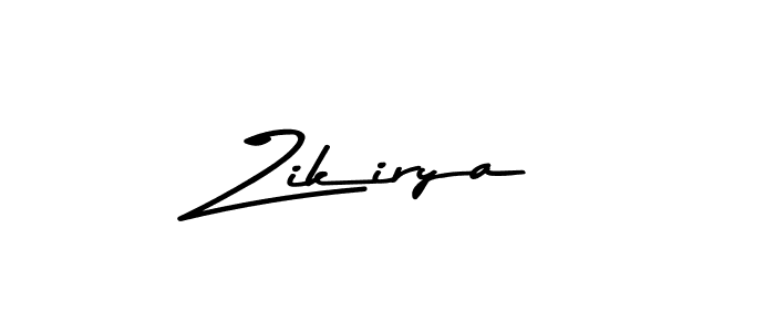How to make Zikirya name signature. Use Asem Kandis PERSONAL USE style for creating short signs online. This is the latest handwritten sign. Zikirya signature style 9 images and pictures png