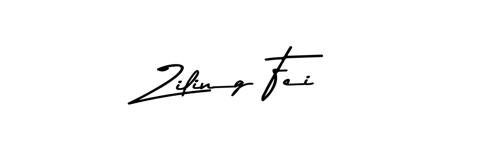 Create a beautiful signature design for name Ziling Fei. With this signature (Asem Kandis PERSONAL USE) fonts, you can make a handwritten signature for free. Ziling Fei signature style 9 images and pictures png