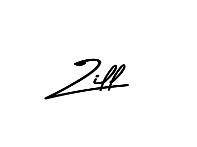 How to make Zill signature? Asem Kandis PERSONAL USE is a professional autograph style. Create handwritten signature for Zill name. Zill signature style 9 images and pictures png