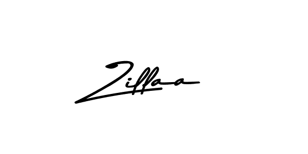 Zillaa stylish signature style. Best Handwritten Sign (Asem Kandis PERSONAL USE) for my name. Handwritten Signature Collection Ideas for my name Zillaa. Zillaa signature style 9 images and pictures png