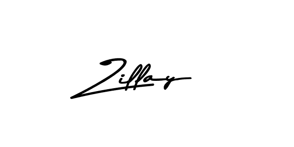Also we have Zillay name is the best signature style. Create professional handwritten signature collection using Asem Kandis PERSONAL USE autograph style. Zillay signature style 9 images and pictures png