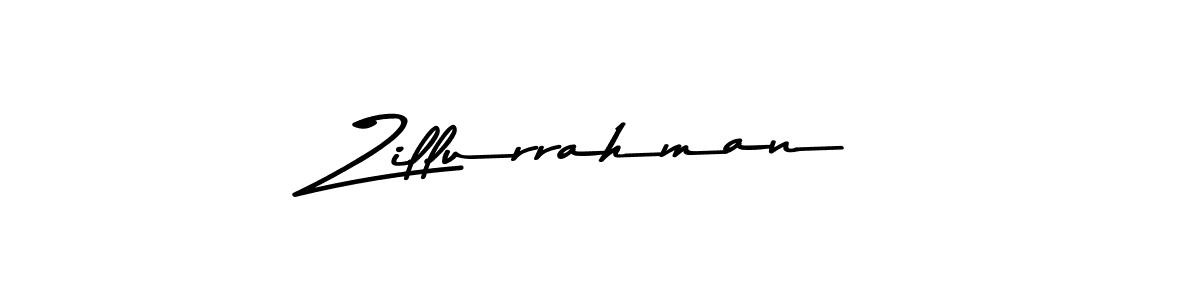 Create a beautiful signature design for name Zillurrahman. With this signature (Asem Kandis PERSONAL USE) fonts, you can make a handwritten signature for free. Zillurrahman signature style 9 images and pictures png