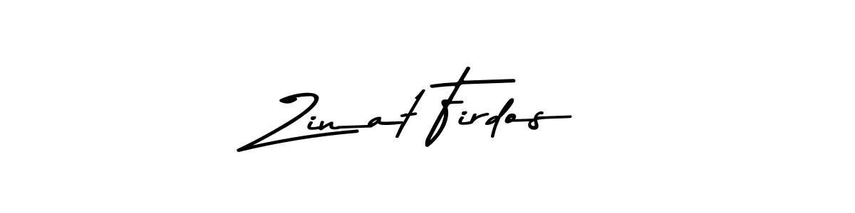 Also You can easily find your signature by using the search form. We will create Zinat Firdos name handwritten signature images for you free of cost using Asem Kandis PERSONAL USE sign style. Zinat Firdos signature style 9 images and pictures png