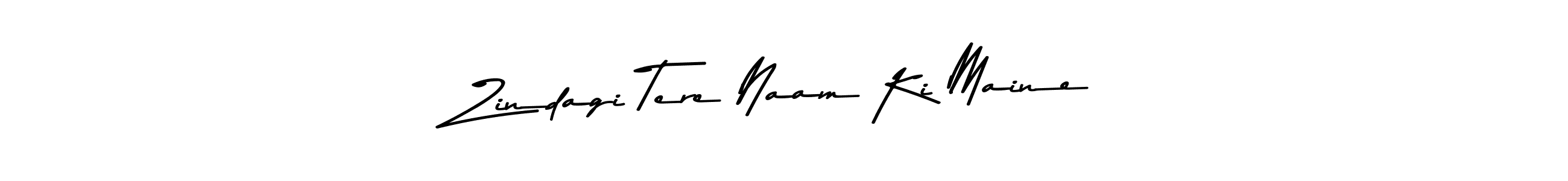 Design your own signature with our free online signature maker. With this signature software, you can create a handwritten (Asem Kandis PERSONAL USE) signature for name Zindagi Tere Naam Ki Maine. Zindagi Tere Naam Ki Maine signature style 9 images and pictures png