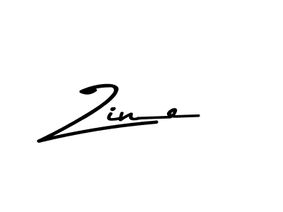 Create a beautiful signature design for name Zine. With this signature (Asem Kandis PERSONAL USE) fonts, you can make a handwritten signature for free. Zine signature style 9 images and pictures png