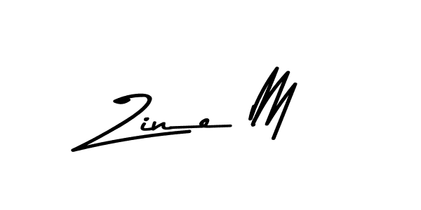 How to Draw Zine M signature style? Asem Kandis PERSONAL USE is a latest design signature styles for name Zine M. Zine M signature style 9 images and pictures png