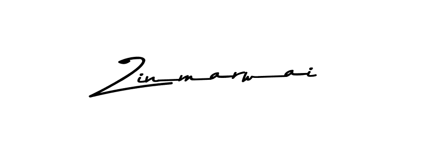 Zinmarwai stylish signature style. Best Handwritten Sign (Asem Kandis PERSONAL USE) for my name. Handwritten Signature Collection Ideas for my name Zinmarwai. Zinmarwai signature style 9 images and pictures png
