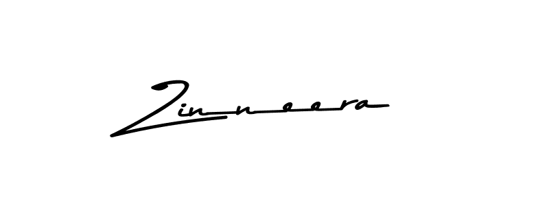 Zinneera stylish signature style. Best Handwritten Sign (Asem Kandis PERSONAL USE) for my name. Handwritten Signature Collection Ideas for my name Zinneera. Zinneera signature style 9 images and pictures png