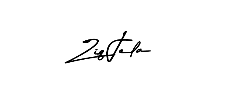 Design your own signature with our free online signature maker. With this signature software, you can create a handwritten (Asem Kandis PERSONAL USE) signature for name Ziq Jela. Ziq Jela signature style 9 images and pictures png