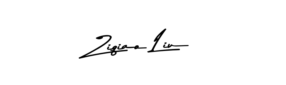 Design your own signature with our free online signature maker. With this signature software, you can create a handwritten (Asem Kandis PERSONAL USE) signature for name Ziqiao Liu. Ziqiao Liu signature style 9 images and pictures png