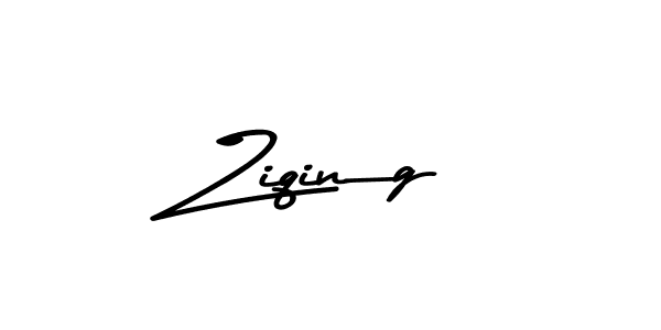 How to make Ziqing signature? Asem Kandis PERSONAL USE is a professional autograph style. Create handwritten signature for Ziqing name. Ziqing signature style 9 images and pictures png