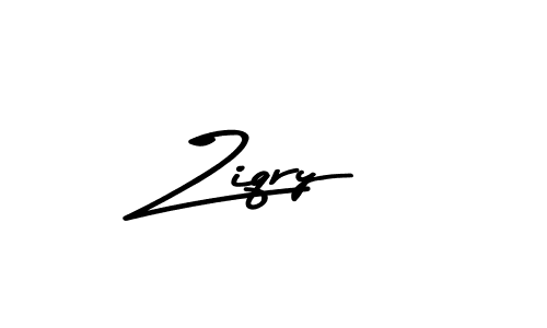 Make a beautiful signature design for name Ziqry. With this signature (Asem Kandis PERSONAL USE) style, you can create a handwritten signature for free. Ziqry signature style 9 images and pictures png