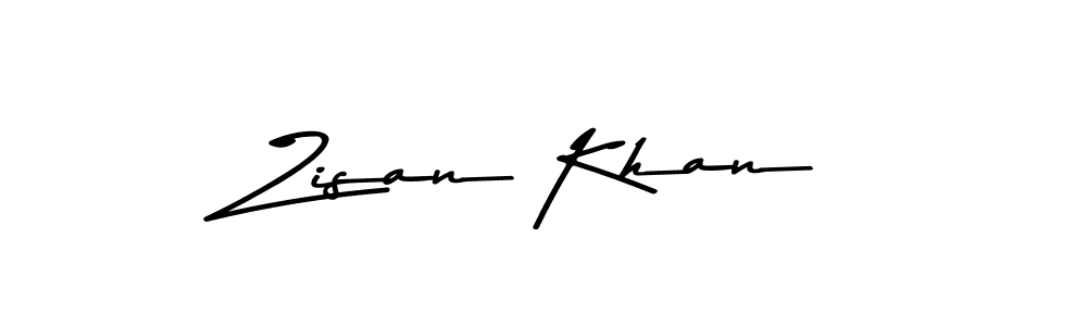 Use a signature maker to create a handwritten signature online. With this signature software, you can design (Asem Kandis PERSONAL USE) your own signature for name Zisan Khan. Zisan Khan signature style 9 images and pictures png