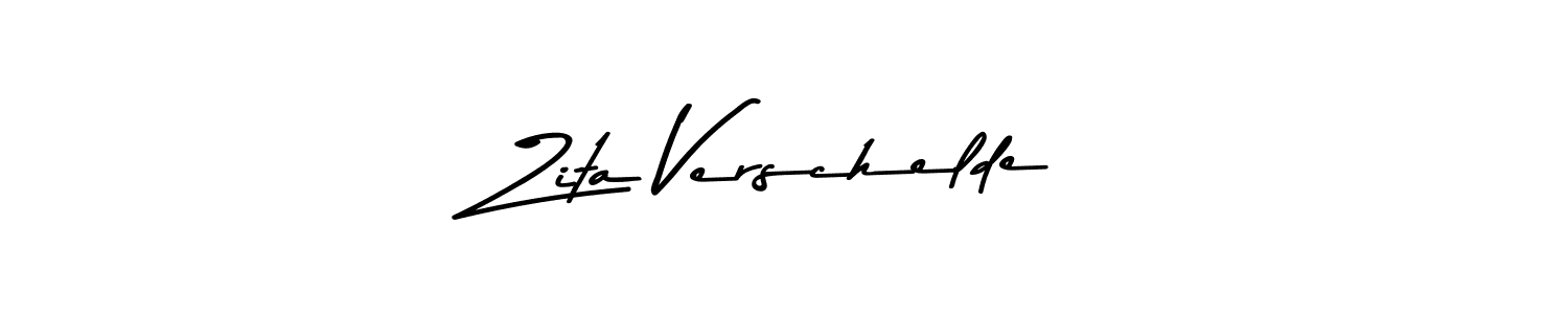 You should practise on your own different ways (Asem Kandis PERSONAL USE) to write your name (Zita Verschelde) in signature. don't let someone else do it for you. Zita Verschelde signature style 9 images and pictures png