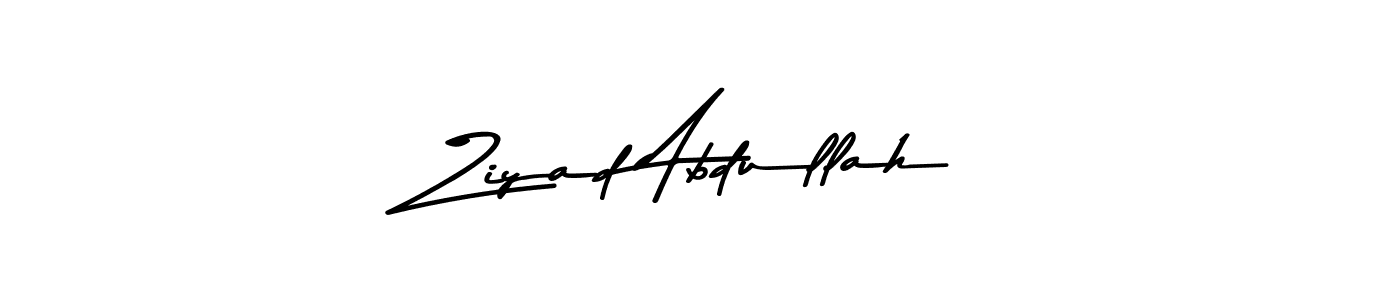 Use a signature maker to create a handwritten signature online. With this signature software, you can design (Asem Kandis PERSONAL USE) your own signature for name Ziyad Abdullah. Ziyad Abdullah signature style 9 images and pictures png
