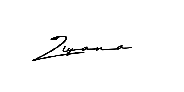 Create a beautiful signature design for name Ziyana. With this signature (Asem Kandis PERSONAL USE) fonts, you can make a handwritten signature for free. Ziyana signature style 9 images and pictures png