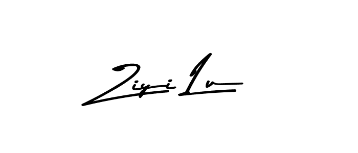 How to make Ziyi Lu name signature. Use Asem Kandis PERSONAL USE style for creating short signs online. This is the latest handwritten sign. Ziyi Lu signature style 9 images and pictures png