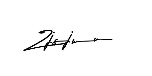 Make a beautiful signature design for name Zjsjwu. With this signature (Asem Kandis PERSONAL USE) style, you can create a handwritten signature for free. Zjsjwu signature style 9 images and pictures png
