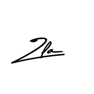 Design your own signature with our free online signature maker. With this signature software, you can create a handwritten (Asem Kandis PERSONAL USE) signature for name Zla. Zla signature style 9 images and pictures png
