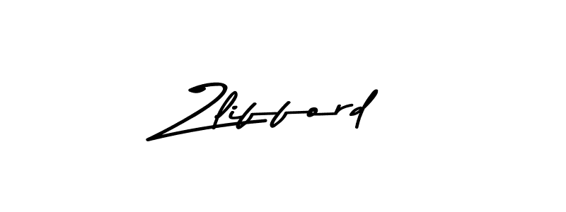 How to make Zlifford signature? Asem Kandis PERSONAL USE is a professional autograph style. Create handwritten signature for Zlifford name. Zlifford signature style 9 images and pictures png