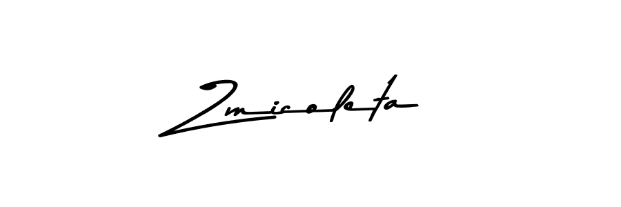 The best way (Asem Kandis PERSONAL USE) to make a short signature is to pick only two or three words in your name. The name Zmicoleta include a total of six letters. For converting this name. Zmicoleta signature style 9 images and pictures png