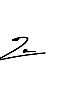 Make a beautiful signature design for name Zo. With this signature (Asem Kandis PERSONAL USE) style, you can create a handwritten signature for free. Zo signature style 9 images and pictures png