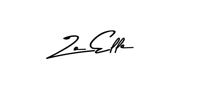 Use a signature maker to create a handwritten signature online. With this signature software, you can design (Asem Kandis PERSONAL USE) your own signature for name Zo Elle. Zo Elle signature style 9 images and pictures png