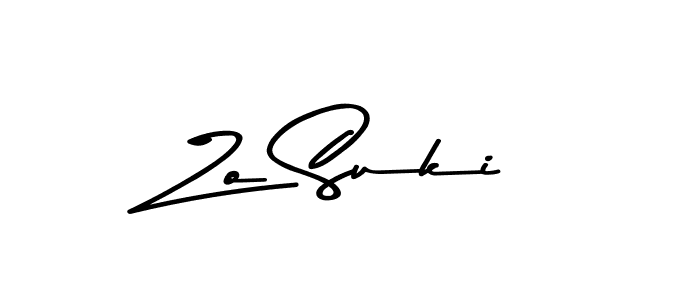 Design your own signature with our free online signature maker. With this signature software, you can create a handwritten (Asem Kandis PERSONAL USE) signature for name Zo Suki. Zo Suki signature style 9 images and pictures png