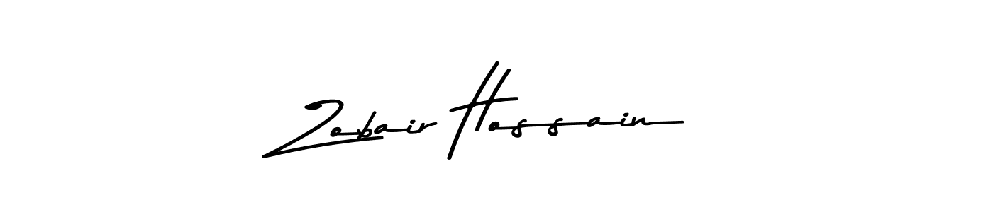 Design your own signature with our free online signature maker. With this signature software, you can create a handwritten (Asem Kandis PERSONAL USE) signature for name Zobair Hossain. Zobair Hossain signature style 9 images and pictures png