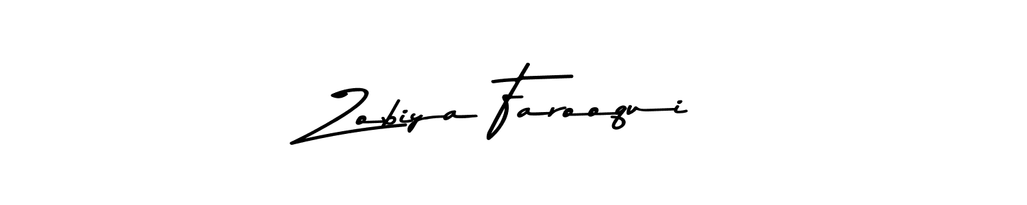 How to make Zobiya Farooqui signature? Asem Kandis PERSONAL USE is a professional autograph style. Create handwritten signature for Zobiya Farooqui name. Zobiya Farooqui signature style 9 images and pictures png