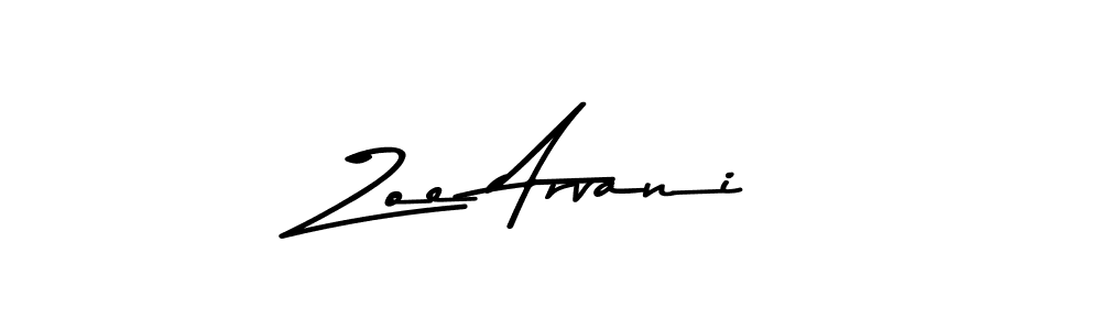 You should practise on your own different ways (Asem Kandis PERSONAL USE) to write your name (Zoe Arvani) in signature. don't let someone else do it for you. Zoe Arvani signature style 9 images and pictures png