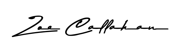 Transform the name Zoe Callahan into a signature masterpiece using Asem Kandis PERSONAL USE font. Ideal for photographers, artists, and creators looking for watermarks. Zoe Callahan signature style 9 images and pictures png