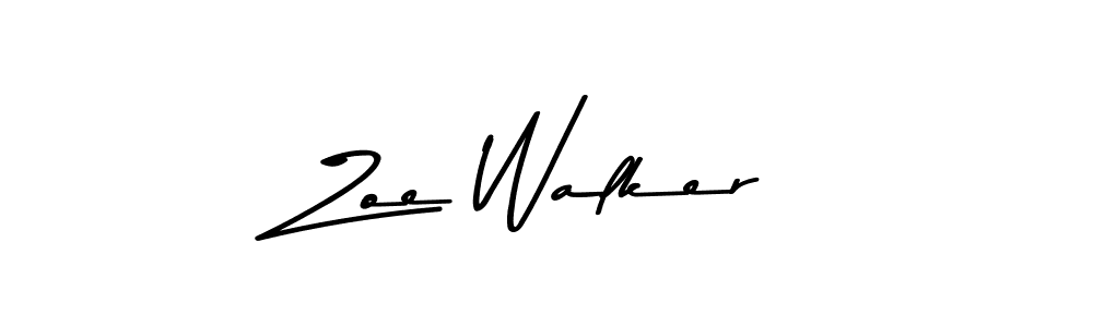 Zoe Walker stylish signature style. Best Handwritten Sign (Asem Kandis PERSONAL USE) for my name. Handwritten Signature Collection Ideas for my name Zoe Walker. Zoe Walker signature style 9 images and pictures png