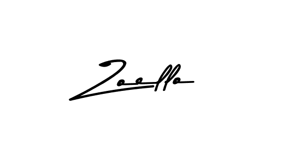 Use a signature maker to create a handwritten signature online. With this signature software, you can design (Asem Kandis PERSONAL USE) your own signature for name Zoello. Zoello signature style 9 images and pictures png