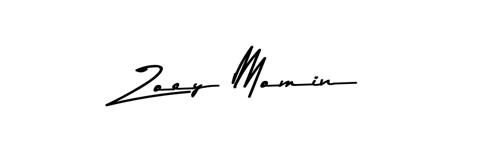 The best way (Asem Kandis PERSONAL USE) to make a short signature is to pick only two or three words in your name. The name Zoey Momin include a total of six letters. For converting this name. Zoey Momin signature style 9 images and pictures png