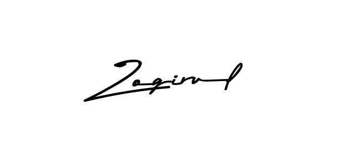 Create a beautiful signature design for name Zogirul. With this signature (Asem Kandis PERSONAL USE) fonts, you can make a handwritten signature for free. Zogirul signature style 9 images and pictures png