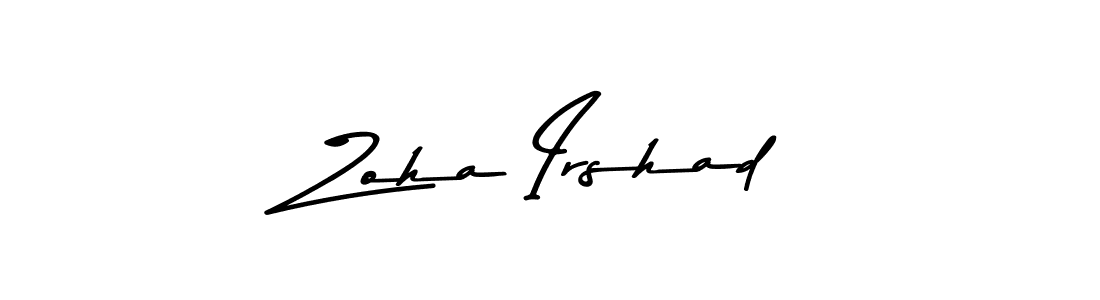 Make a short Zoha Irshad signature style. Manage your documents anywhere anytime using Asem Kandis PERSONAL USE. Create and add eSignatures, submit forms, share and send files easily. Zoha Irshad signature style 9 images and pictures png