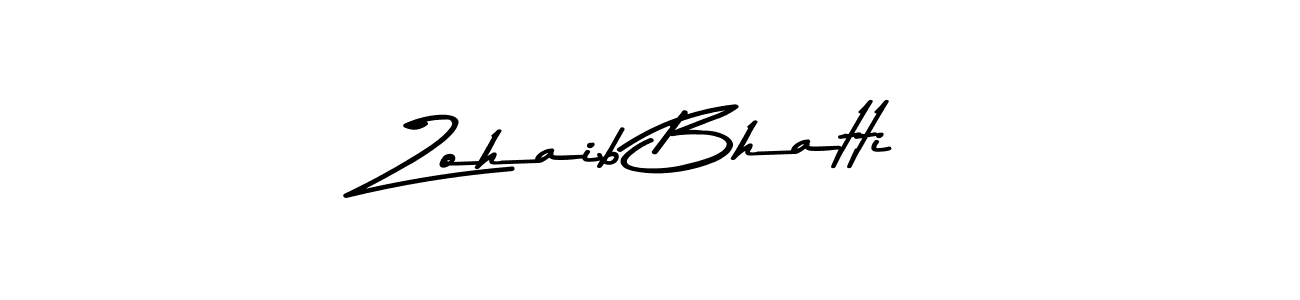 Zohaib Bhatti stylish signature style. Best Handwritten Sign (Asem Kandis PERSONAL USE) for my name. Handwritten Signature Collection Ideas for my name Zohaib Bhatti. Zohaib Bhatti signature style 9 images and pictures png