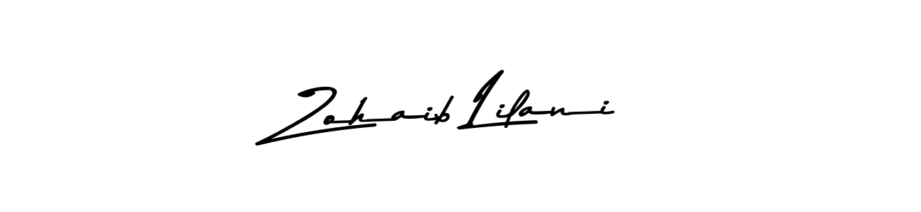 Design your own signature with our free online signature maker. With this signature software, you can create a handwritten (Asem Kandis PERSONAL USE) signature for name Zohaib Lilani. Zohaib Lilani signature style 9 images and pictures png