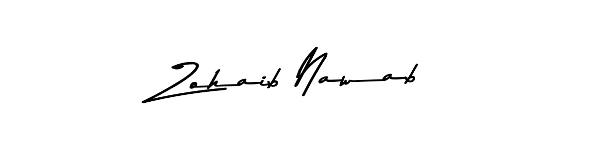 Design your own signature with our free online signature maker. With this signature software, you can create a handwritten (Asem Kandis PERSONAL USE) signature for name Zohaib Nawab. Zohaib Nawab signature style 9 images and pictures png