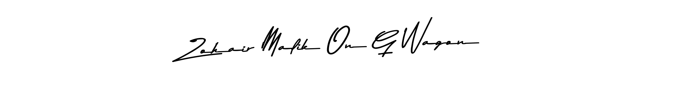 Design your own signature with our free online signature maker. With this signature software, you can create a handwritten (Asem Kandis PERSONAL USE) signature for name Zohair Malik On G Wagon. Zohair Malik On G Wagon signature style 9 images and pictures png