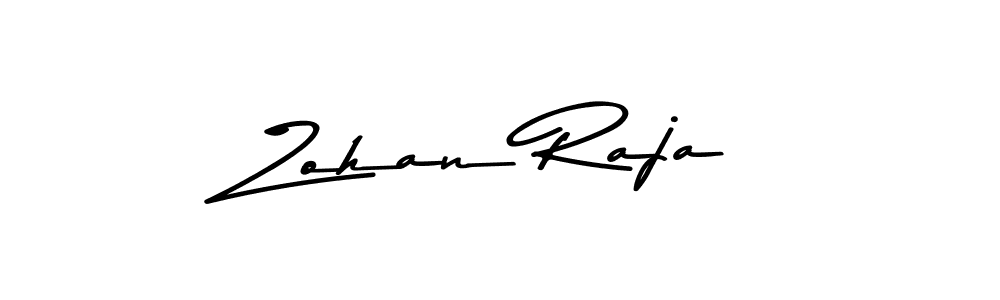 Create a beautiful signature design for name Zohan Raja. With this signature (Asem Kandis PERSONAL USE) fonts, you can make a handwritten signature for free. Zohan Raja signature style 9 images and pictures png