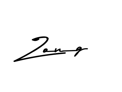 Make a beautiful signature design for name Zong. With this signature (Asem Kandis PERSONAL USE) style, you can create a handwritten signature for free. Zong signature style 9 images and pictures png