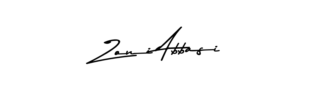 How to make Zoni Abbasi signature? Asem Kandis PERSONAL USE is a professional autograph style. Create handwritten signature for Zoni Abbasi name. Zoni Abbasi signature style 9 images and pictures png