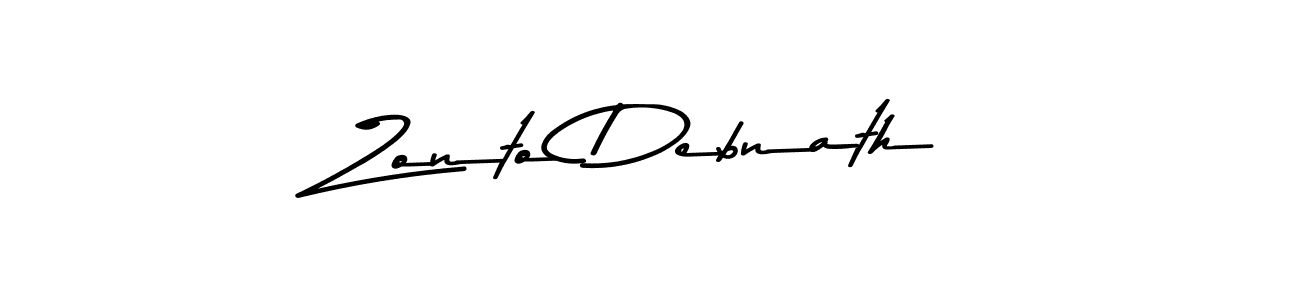 Make a beautiful signature design for name Zonto Debnath. Use this online signature maker to create a handwritten signature for free. Zonto Debnath signature style 9 images and pictures png