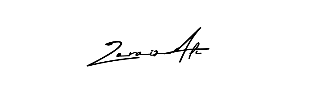 How to make Zoraiz Ali signature? Asem Kandis PERSONAL USE is a professional autograph style. Create handwritten signature for Zoraiz Ali name. Zoraiz Ali signature style 9 images and pictures png