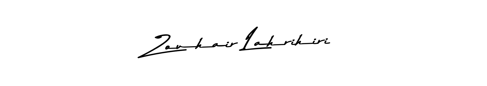 Use a signature maker to create a handwritten signature online. With this signature software, you can design (Asem Kandis PERSONAL USE) your own signature for name Zouhair Lahrihiri. Zouhair Lahrihiri signature style 9 images and pictures png