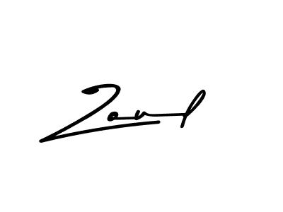 Design your own signature with our free online signature maker. With this signature software, you can create a handwritten (Asem Kandis PERSONAL USE) signature for name Zoul. Zoul signature style 9 images and pictures png