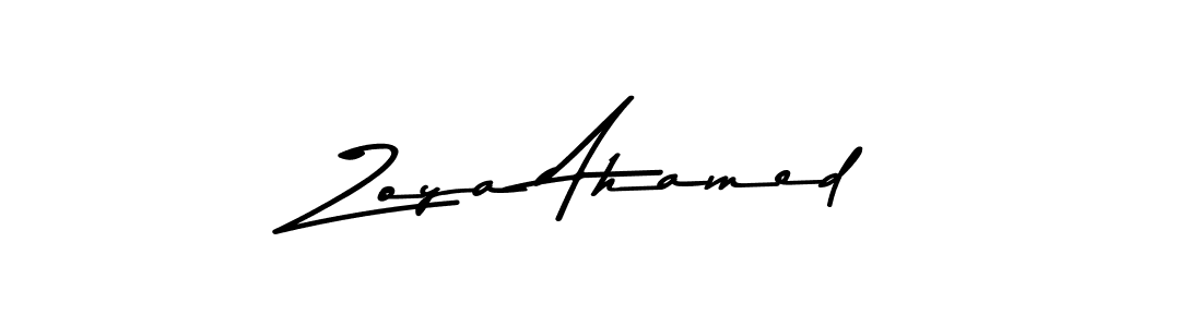 How to make Zoya Ahamed signature? Asem Kandis PERSONAL USE is a professional autograph style. Create handwritten signature for Zoya Ahamed name. Zoya Ahamed signature style 9 images and pictures png