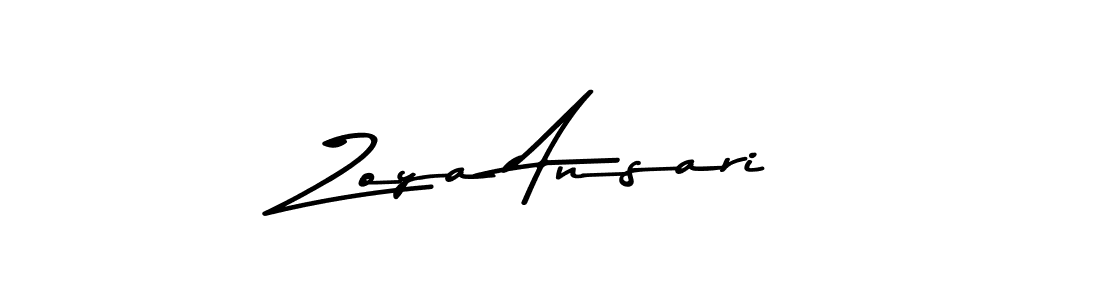 Asem Kandis PERSONAL USE is a professional signature style that is perfect for those who want to add a touch of class to their signature. It is also a great choice for those who want to make their signature more unique. Get Zoya Ansari name to fancy signature for free. Zoya Ansari signature style 9 images and pictures png